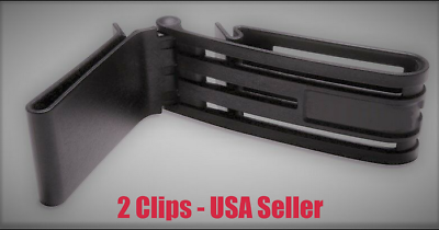 2 METAL DETECTOR HEADPHONE BELT CLIPS - MINELAB  SUNRAY GRAY GHOST GARRETT WATER