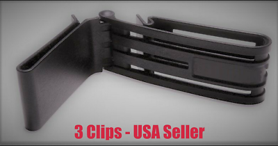 3 METAL DETECTOR HEADPHONE BELT CLIPS - MINELAB  SUNRAY GRAY GHOST GARRETT WATER