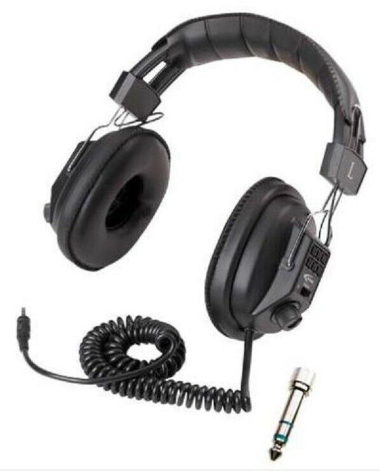 METAL DETECTOR HEADPHONES VOLUME CONTROL  UNIVERSAL INPUT JACKS INCLUDED 1.00 