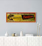 HEDDON FISHING LURE TIN SIGN 11 x 4  PLUG TOP WATER DIVING STICK BAIT BEER