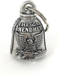 2nd AMENDMENT BIKER BELL MOTORCYCLE ACCESSORY OR KEYCHAIN STURGIS SKULL