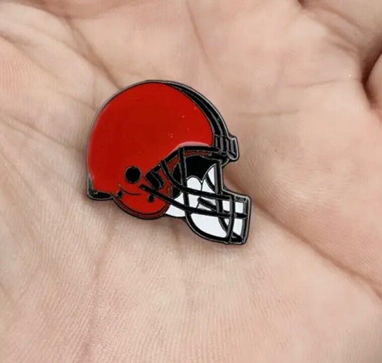 Cleveland Browns NFL Team Logo Lapel Pin for hats , shirts , vests or a gift