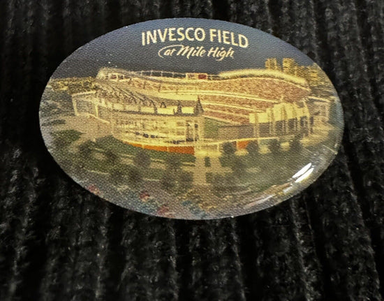 Invesco Field Lapel Pin - Mile High Stadium Denver Broncos Colorado Hats Shirts