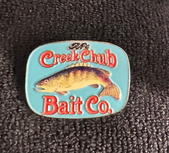 Creek Chub Lure Bait Company Lapel Pin Gift for hats vests shirts fishing ad