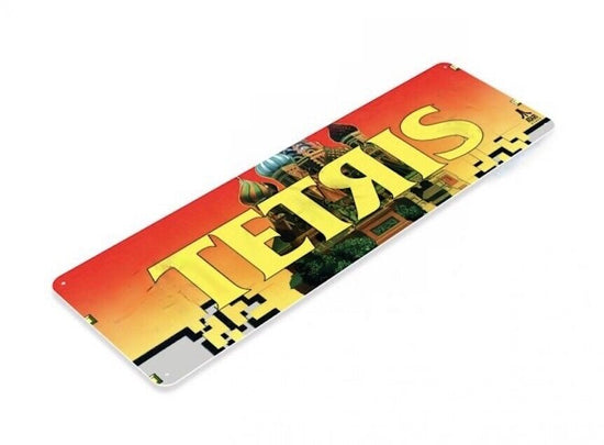 TETRIS TIN SIGN ARCADE VIDEO GAME CLASSIC COIN OP CABINET NES NINTENDO GAMEBOY
