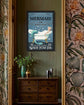 MERMAID BATH SOAP TIN SIGN WASH YOUR TAIL DRINK LIKE A FISH WALL ART