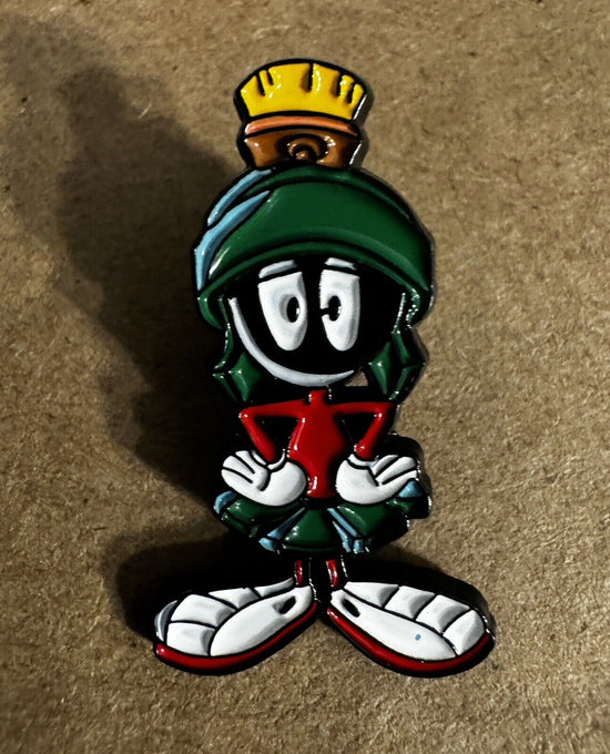 Marvin The Martian Looney Tunes Lapel Pin For Hats , Vests , Shirts Or A Gift