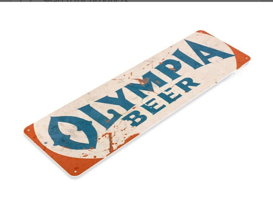 OLYMPIA BEER TIN SIGN IT&