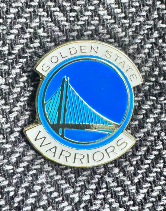 Golden State Warriors NBA Team Logo Lapel Pin great for Hats Vests Shirts Gifts