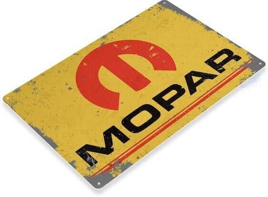 MOPAR TIN SIGN HEMI DODGE DEMON CHALLENGER CHARGER DUSTER 440 SCAT  12x18 Inches