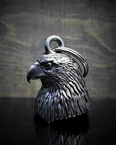 EAGLE BIKER BELL MOTORCYCLE ACCESSORY OR KEYCHAIN DRIVE AWAY GREMLINS USA BALD
