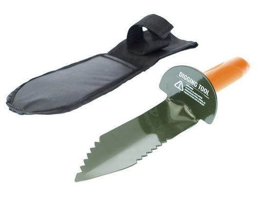 12" SERRATED EDGE DIGGING TOOL USE WITH A METAL DETECTOR SHOVEL DIGGER