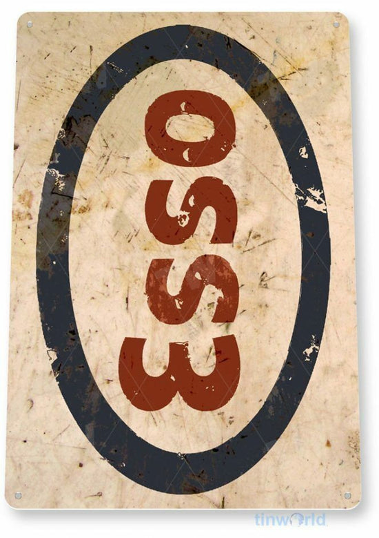 ESSO OIL AND GAS 11 X 8 TIN SIGN NOSTALGIC REPRODUCTION ADVERTISEMENT USA