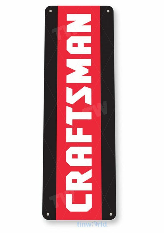 CRAFTSMAN 6X18 inch TIN SIGN NOSTALGIC REPRODUCTION ADVERTISEMENT TOOLS WRENCH