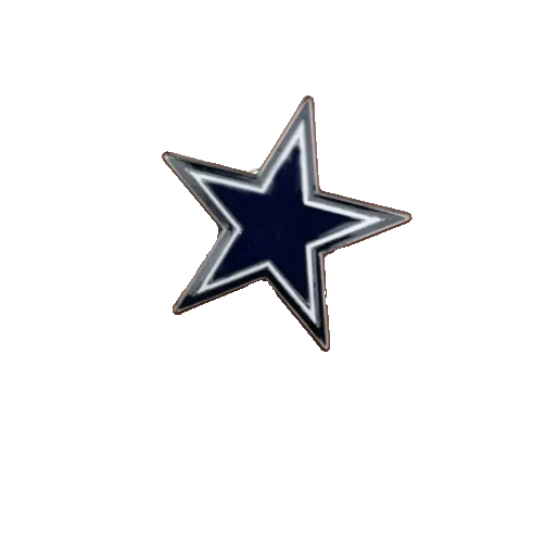 Dallas Cowboys NFL Logo Lapel Pin great for Hats , Vests , Backpack - Shirts