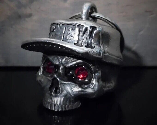 FTW DIAMOND BIKER BELL MOTORCYCLE ACCESSORY OR KEYCHAIN HARLEY STURGIS