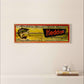 HEDDON FISHING LURE TIN SIGN 11 x 4  PLUG TOP WATER DIVING STICK BAIT BEER