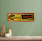 HEDDON FISHING LURE TIN SIGN 11 x 4  PLUG TOP WATER DIVING STICK BAIT BEER