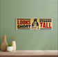 COORS BEER TIN SIGN LOOKS SHORT STANDS TALL BOTTLE BANQUET BEER AD BAR PUB CAP