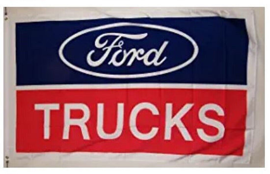 FORD TRUCKS 3X5 FLAG BANNER MOTORSPORTS SVT F150 F250 RACING POSTER VS CHEVY