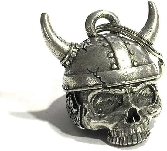 VIKING HELMET BIKER BELL MOTORCYCLE ACCESSORY OR KEYCHAIN HARLEY STURGIS