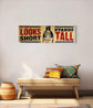 COORS BEER TIN SIGN LOOKS SHORT STANDS TALL BOTTLE BANQUET BEER AD BAR PUB CAP