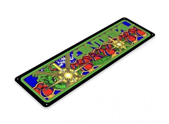 CENTIPEDE TIN SIGN ARCADE VIDEO GAME CLASSIC COIN OP CABINET AMUSEMENT ATARI