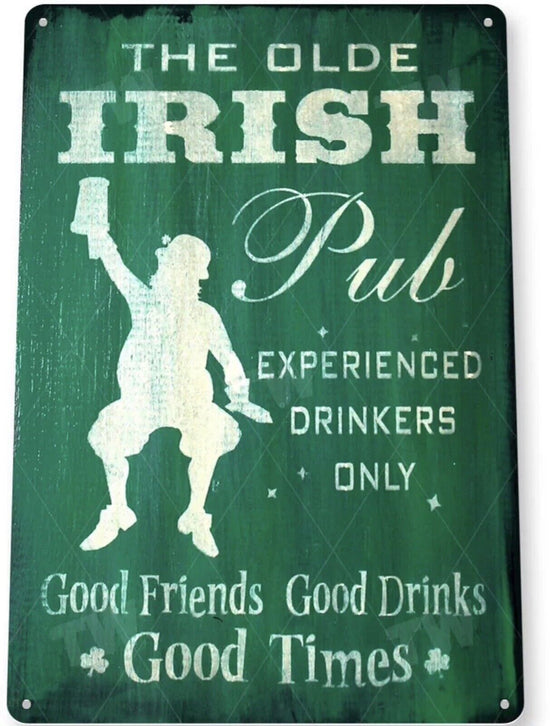 TIN SIGN Irish Pub Saint Patrick&