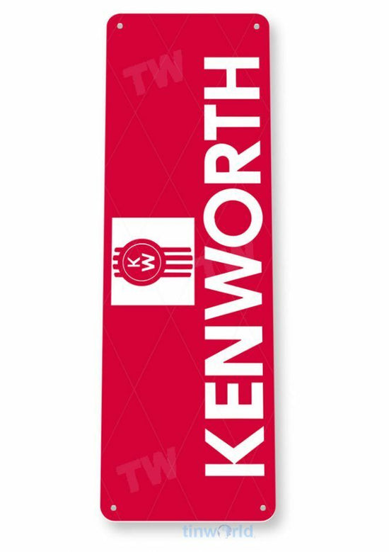 KENWORTH 11 X 4 TIN SIGN NOSTALGIC REPRODUCTION ADVERTISEMENT USA