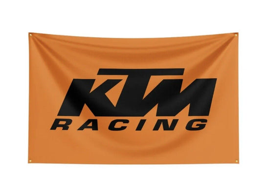 Ktm Racing Flag Banner 3x5  Sport motorcycle Motorcycle Motorcross Off Road