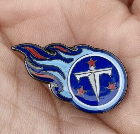 Tennessee Titans Team Logo NFL Lapel pin for hats , shirts , vests or a gift