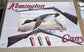 REMINGTON TIN SIGN GUN AMMO SHELL DUCK HUNTING MALLARD TEAL WOOD USED 12x8 Inch