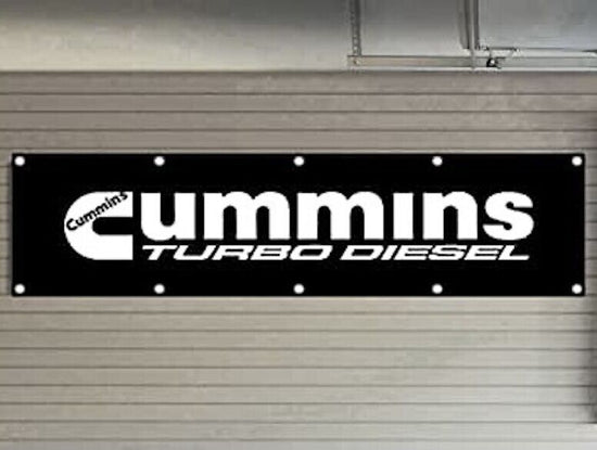CUMMINS 2 X 8 FT BANNER 6.7L DIESEL RAM 2500 3500 4500 5500 TURBO POSTER FLAG