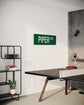 PIPER 11 X 4 TIN SIGN AVIATION AIRPLANE AIRCRAFT RETRO CUB MANUFACTURER DRIVE