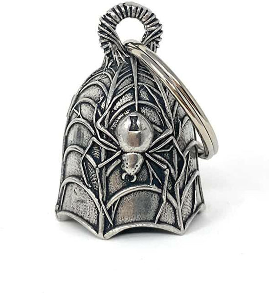 SPIDER BIKER BELL MOTORCYCLE ACCESSORY OR KEYCHAIN HARLEY STURGIS BLACK WIDOW