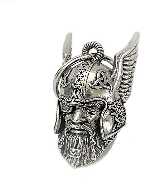 ODIN VIKING GOD BIKER BELL MOTORCYCLE ACCESSORY OR KEYCHAIN TRUCK HARLEY STURGIS