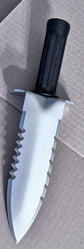Stainless Steel Digger Serrated Digging Tool with Sheath - Metal detecting Knife