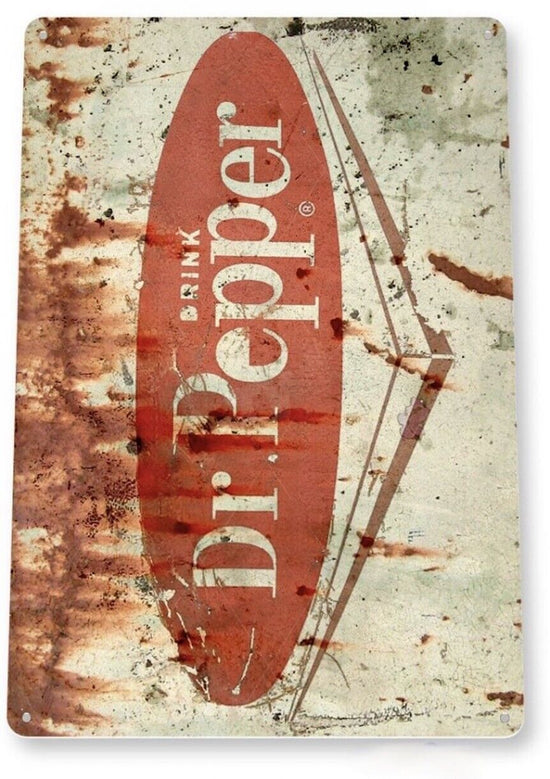 DR PEPPER TIN SIGN GOOD FOR LIFE SODA SOFT DRINK TASTE THE ORIGINAL BE A 12x18