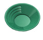 14" GREEN GOLD PAN WITH DIFFERENT RIFFLES FOR SHALLOW & DEEP GOLD MINING DREDGE