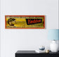 HEDDON FISHING LURE TIN SIGN 11 x 4  PLUG TOP WATER DIVING STICK BAIT BEER