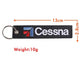 Cessna Keychain - Aircraft keys - plane 150 152 172 182 210 Black - Gift
