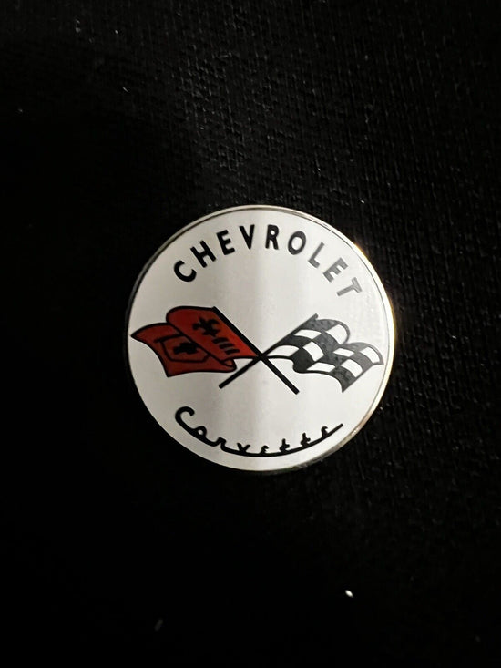 Chevrolet Corvette Round Lapel Pin -Backpack - Hat - Shirt Stingray Split Window