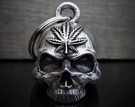 POT HEAD BIKER BELL MOTORCYCLE ACCESSORY OR KEYCHAIN AWAY GREMLINS DED HEAD