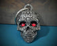 SKULL BIKER CANDY BELL MOTORCYCLE ACCESSORY OR KEYCHAIN AWAY GREMLINS DED HEAD