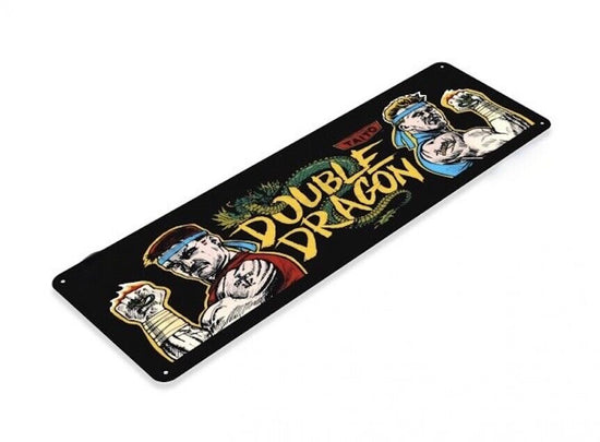 DOUBLE DRAGON TIN SIGN ARCADE VIDEO GAME CLASSIC COIN OP NINTENDO TRADEWEST NES