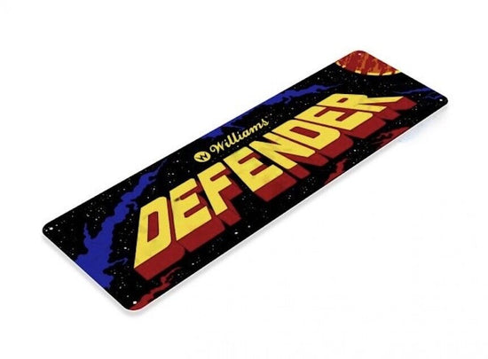 DEFENDER TIN SIGN ARCADE VIDEO GAME CLASSIC COIN OP CABINET WILLIAMS ATARI 2600