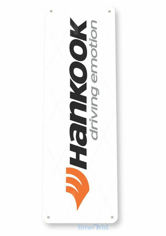 HANKOOK DRIVING EMOTION 11 X 4 TIN SIGN AUTO AUTOMOBILE MECHANIC ADVERTISEMENT