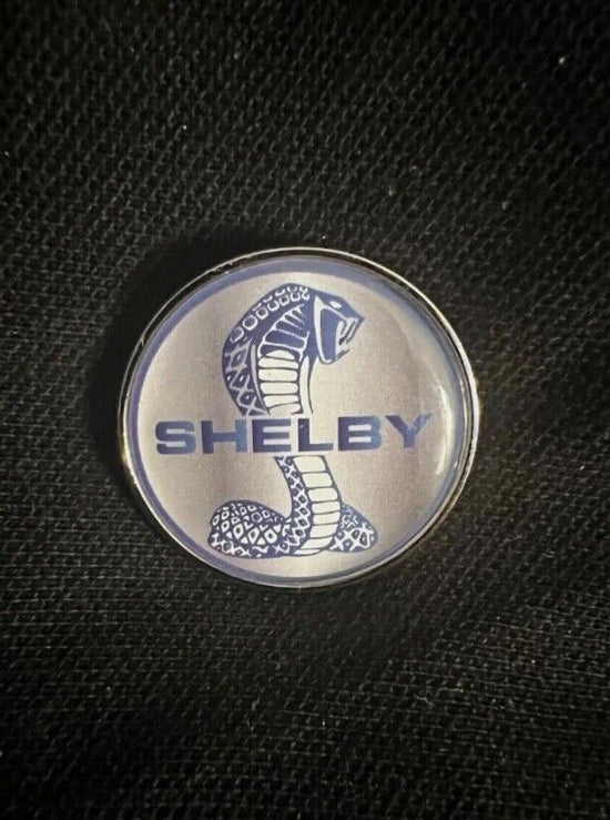 SHELBY COBRA LAPEL PIN FORD 427 TIE TAC - SHIRT -HAT - 1" IN Diameter - GT 500