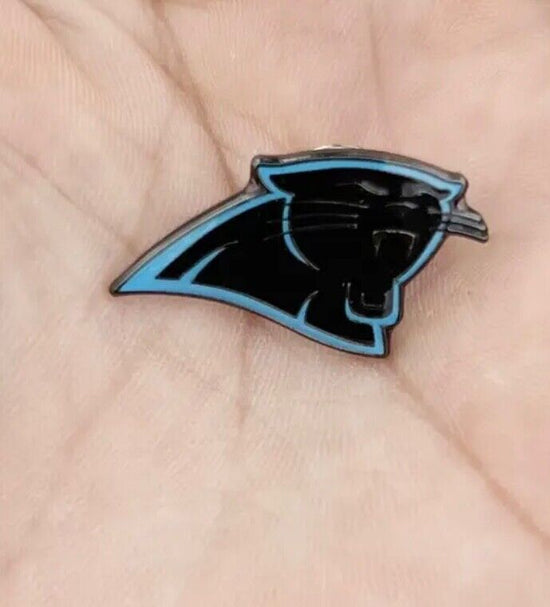 Carolina Panthers NFL Team Logo lapel pin for hats , shirts , vests or a gift