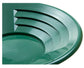 14" GREEN GOLD PAN WITH DIFFERENT RIFFLES FOR SHALLOW & DEEP GOLD MINING DREDGE